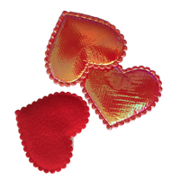 HEART FOIL LARGE 3 NOS