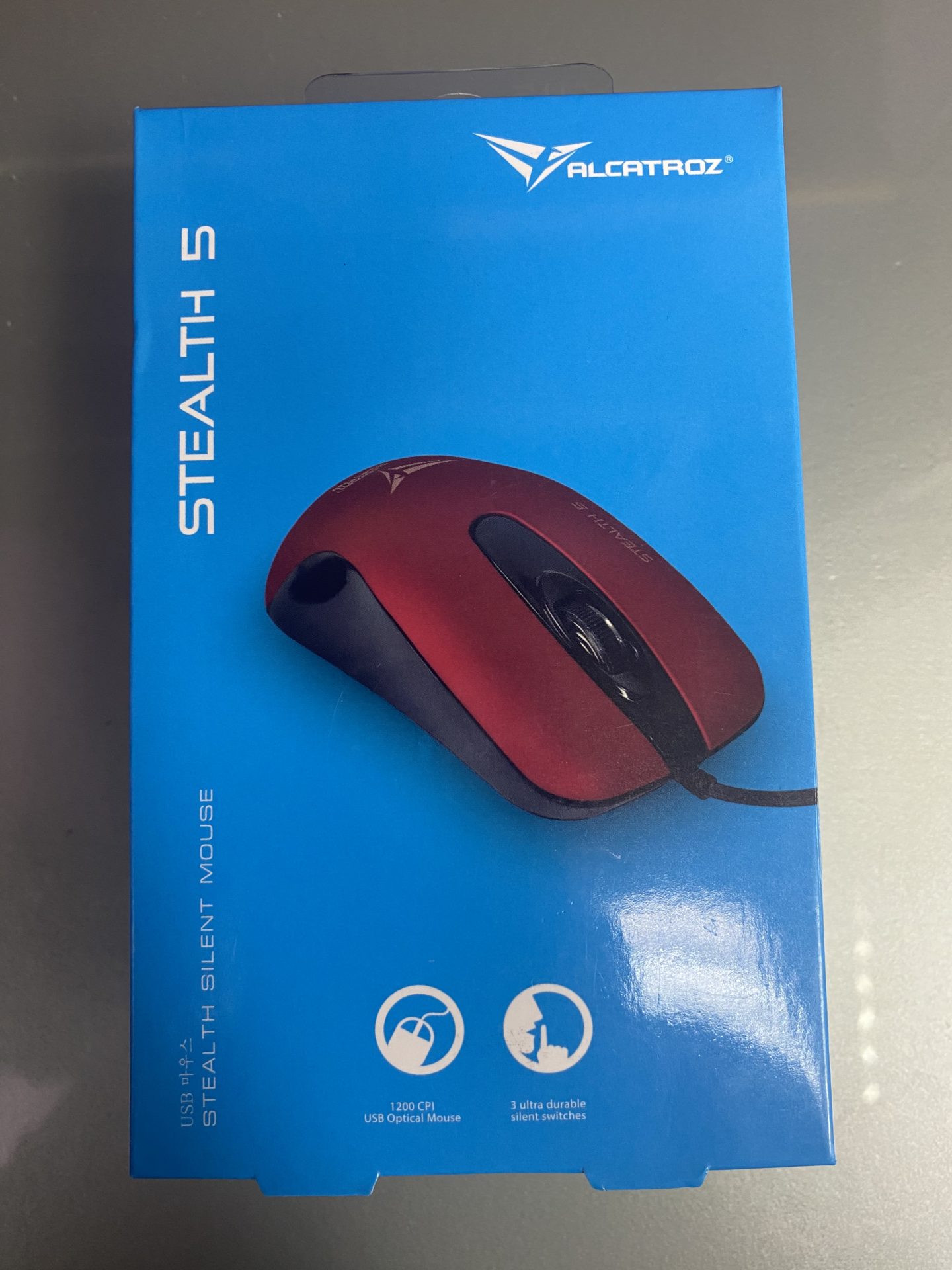 MOUSE OPTIC ALCATROZ STEALTH 5