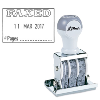 DATE STAMP S-67 FAXED
