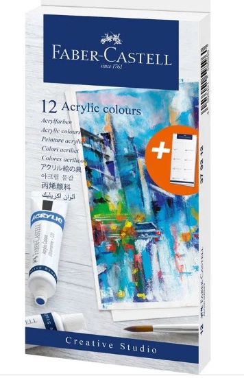 ACRYLIC COLOUR FABER 12C 9ML 379012