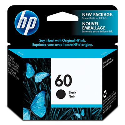 CARTRIDGE HP 60 BK