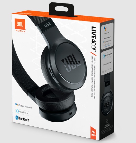 HEADPHONE BT JBL HARMAN LIVE400BT