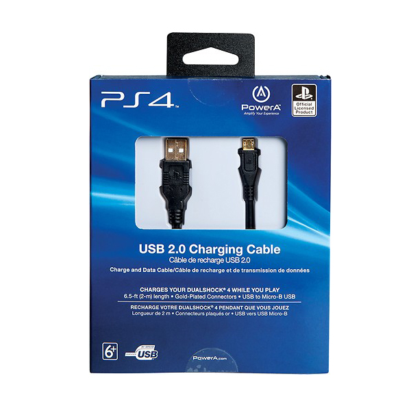 CHARGER CABLE USB PS4 XX