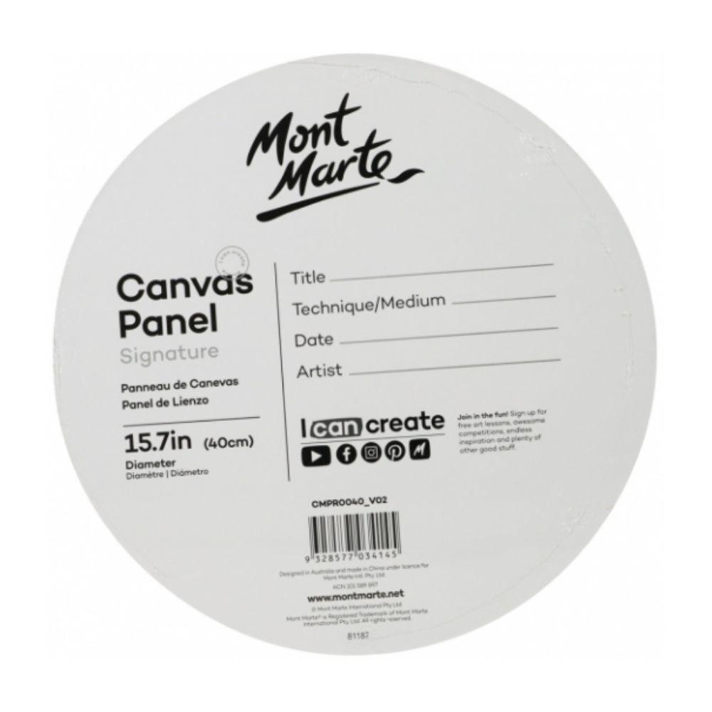 CANVAS ROUND MONT MARTE 40CM 81374