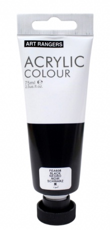 ACRYLIC COL BASIC BLACK 908 75ML