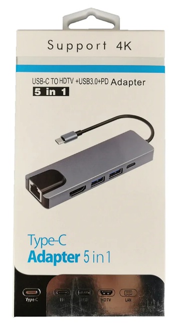 ADAPTER TYC TO HDTV 4K 5IN1 SUPPORT