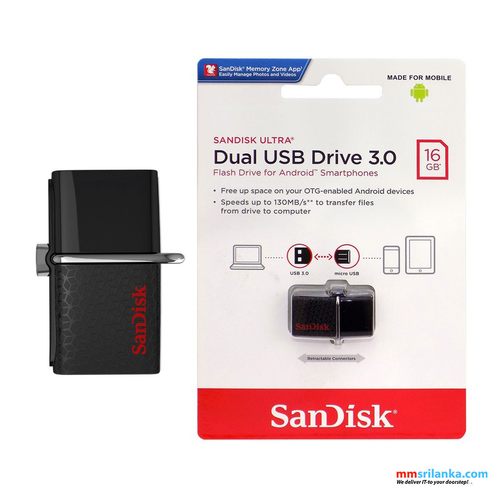 FLASHDRIVE SAND 16GB OTG USB 3