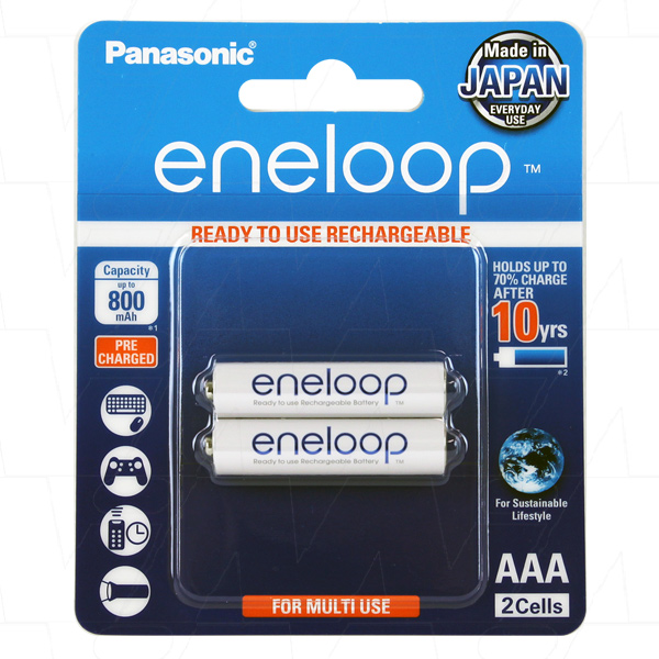 BATTERY ENELOOP RC AAA 2 WHITE